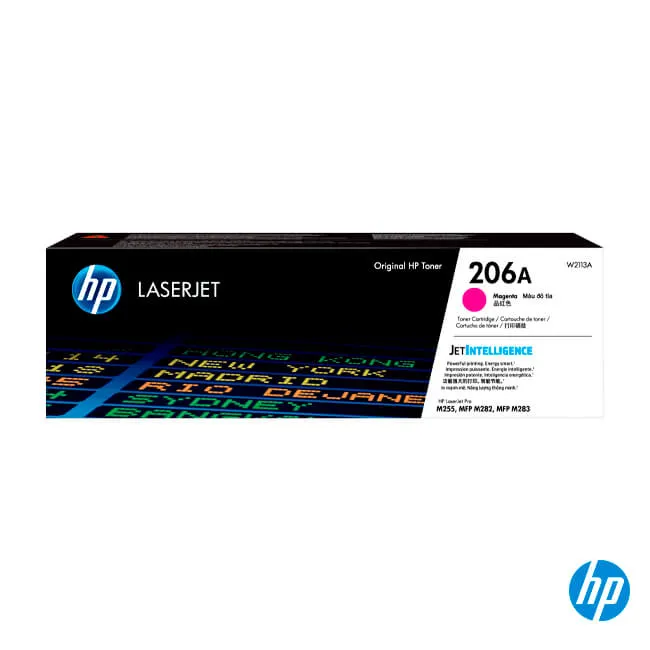 Cartucho de Tóner HP 206A LaserJet Original Magenta