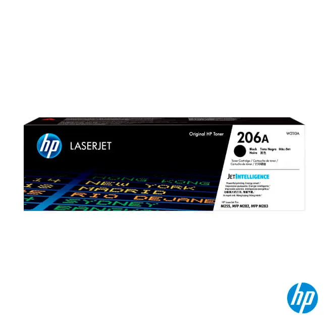 Cartucho de Tóner HP 206A LaserJet Original Negro