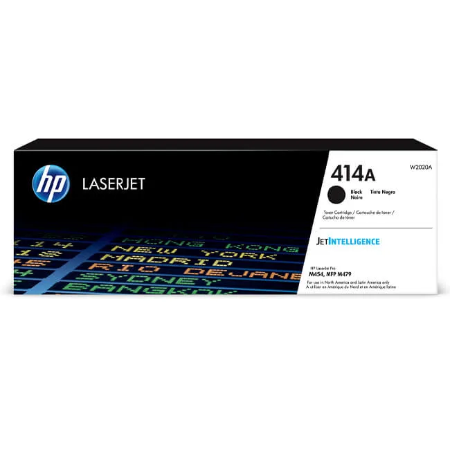 Tóner HP W2020A Negro 414A original
