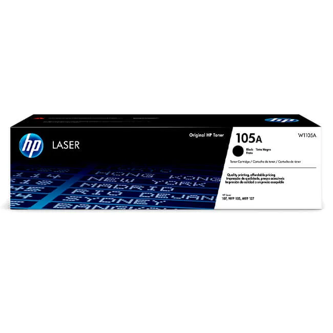 Tóner HP W1105A Negro 105A original