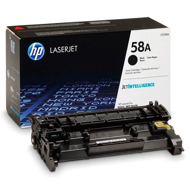 Tóner HP CF258A Negro 58A original