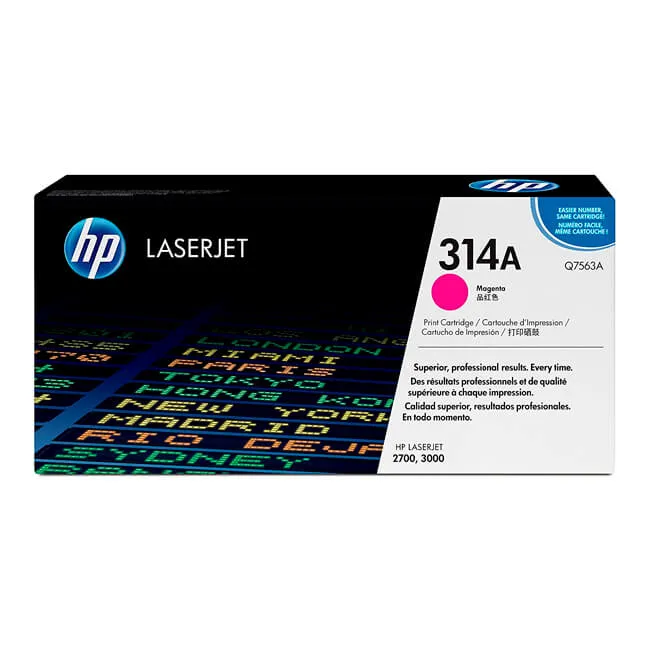 Tóner HP 314A negro Q7563A original