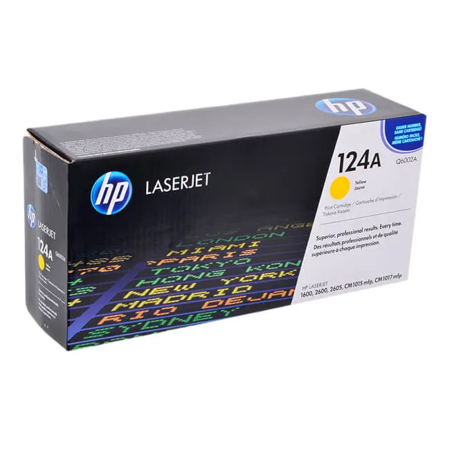 Tóner HP 124A yellow Q6002A original