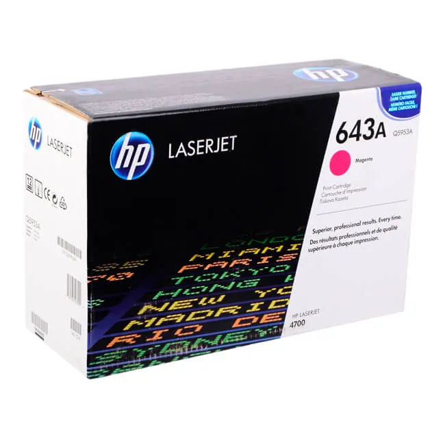 Tóner HP 643A magenta Q5953A original