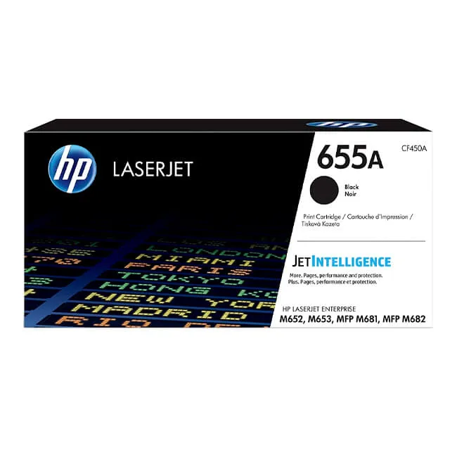Tóner HP 655A negro CF450A original