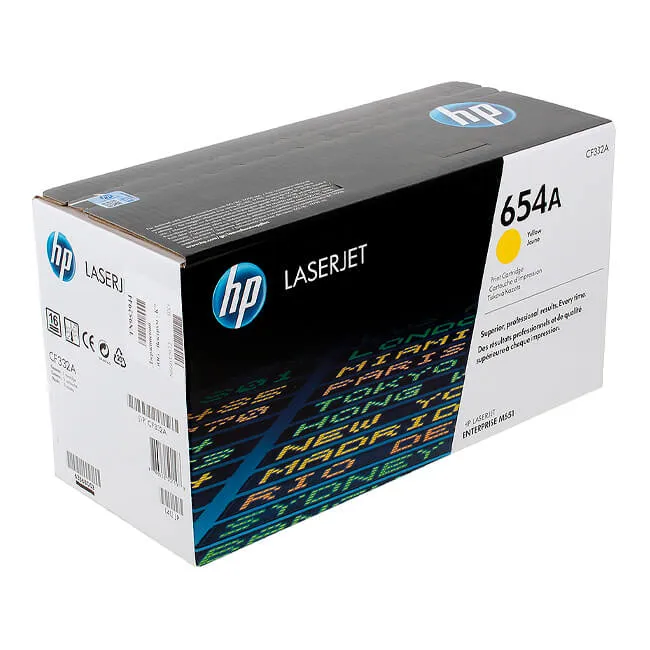 Tóner HP 654A yellow CF332A original