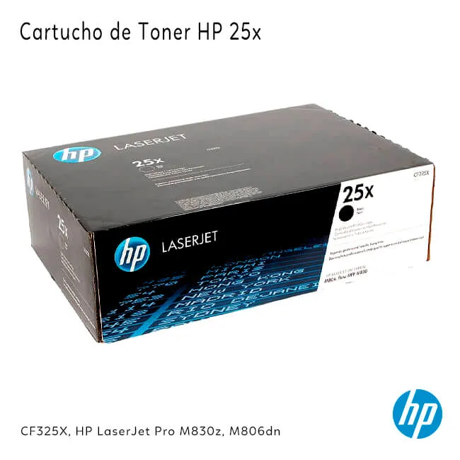 Tóner HP 25X | CF325X para M830z, M806dn Original