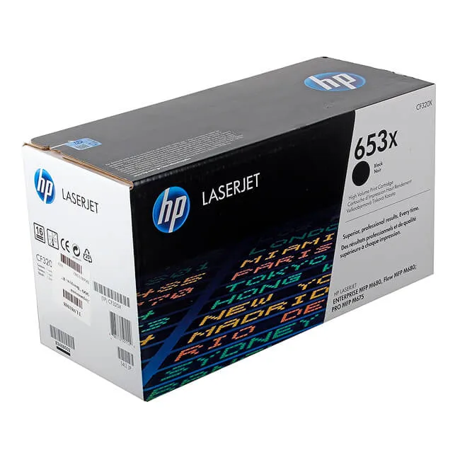 Tóner HP 653X original CF320X alto rendimiento
