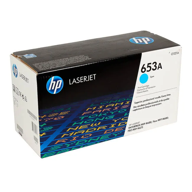 Tóner HP 653A cyan CF321A original