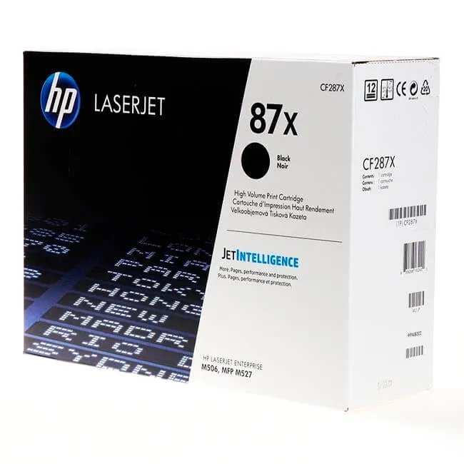 Tóner HP 87X original CF287X alto rendimiento