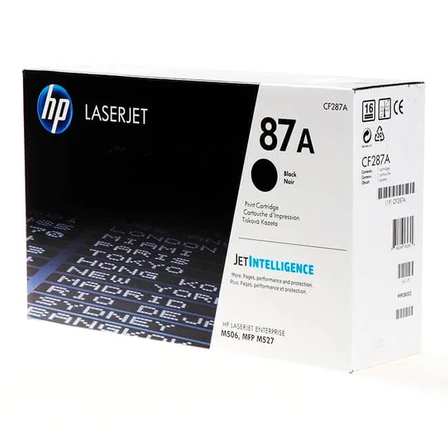 Tóner HP 87A negro CF287A original