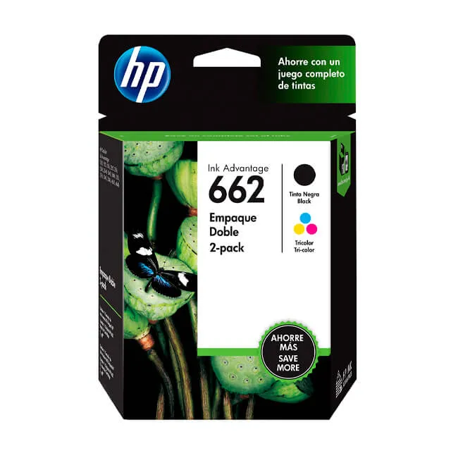 Tinta HP 662 original 3YP25AL Negro