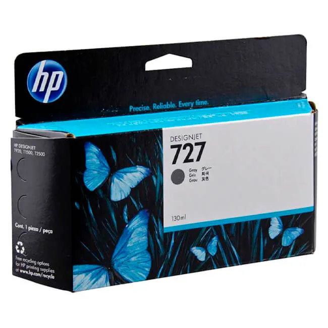 Tinta HP 727A original B3P24A Gray