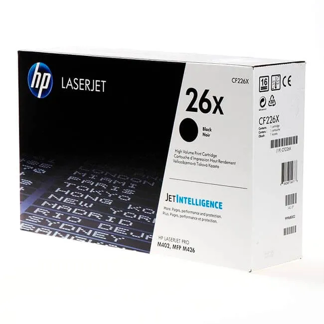 Tóner HP 26X original CF226X alto rendimiento