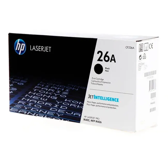 Tóner HP 26A negro CF226A original