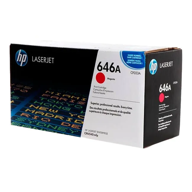 Tóner HP 646A magenta CF033A original