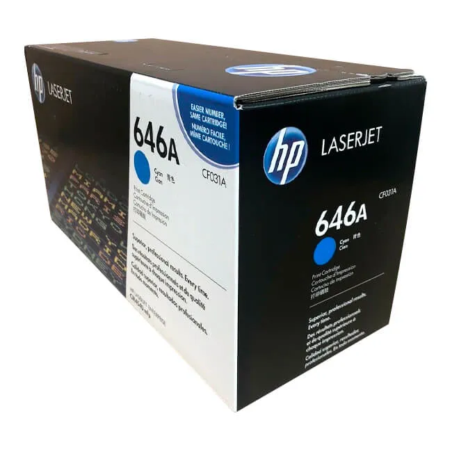 Tóner HP 646A cyan CF031A original