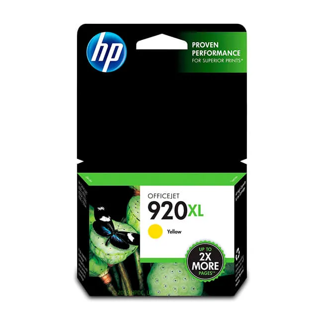 Tinta HP 920XL original CD974AL Yellow
