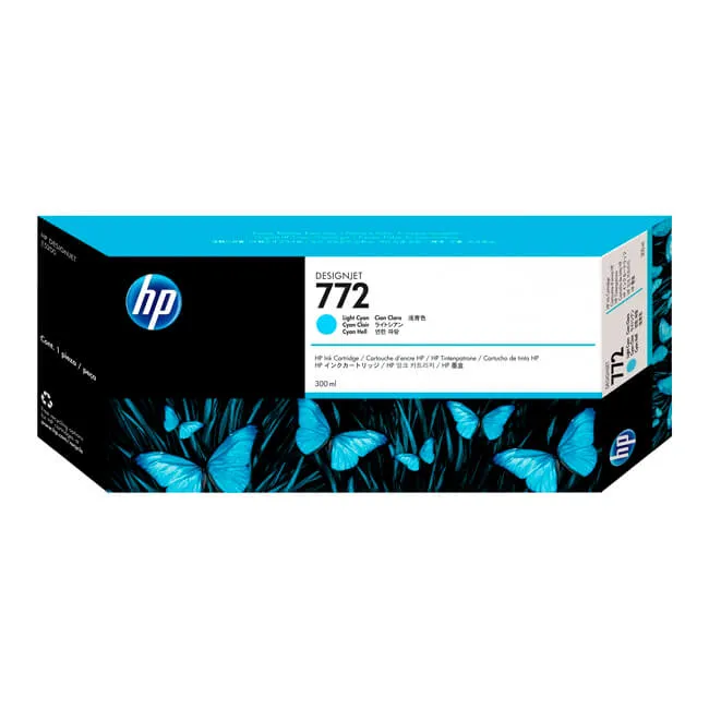 Tinta HP 772 original CN632A Lt Cyan