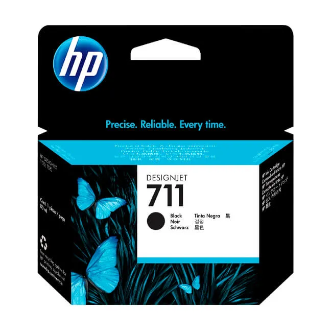 Tinta HP 711 original CZ133A Black Dgj
