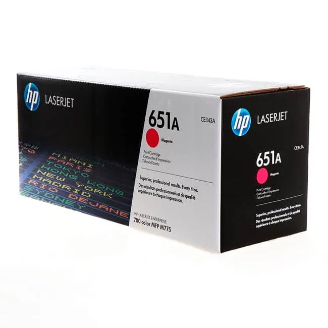 Tóner HP 651A magenta CE343A original