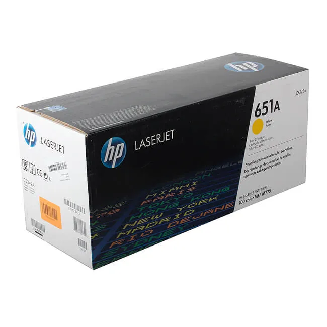 Tóner HP 651A yellow CE342A original