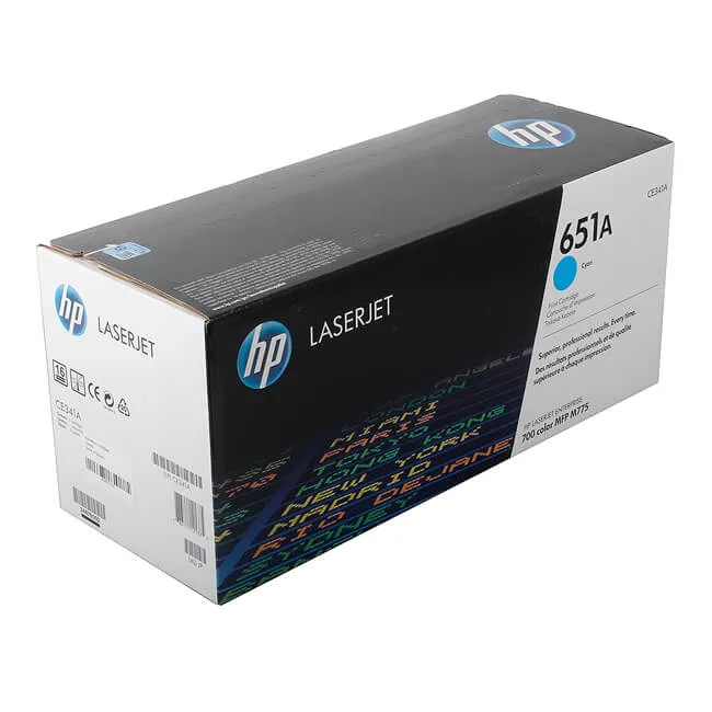 Tóner HP 651A cyan CE341A original