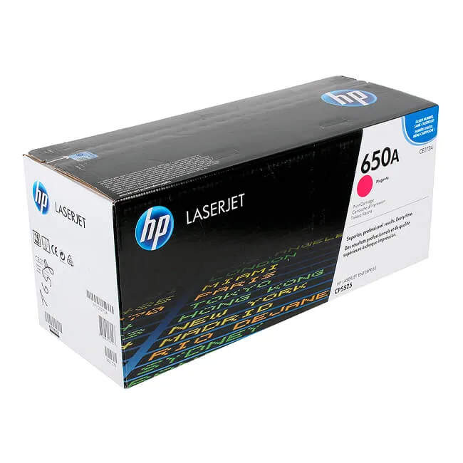 Tóner HP 650A magenta CE273A original