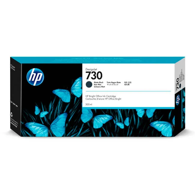 Tinta HP 730 original P2V71A Matte Black