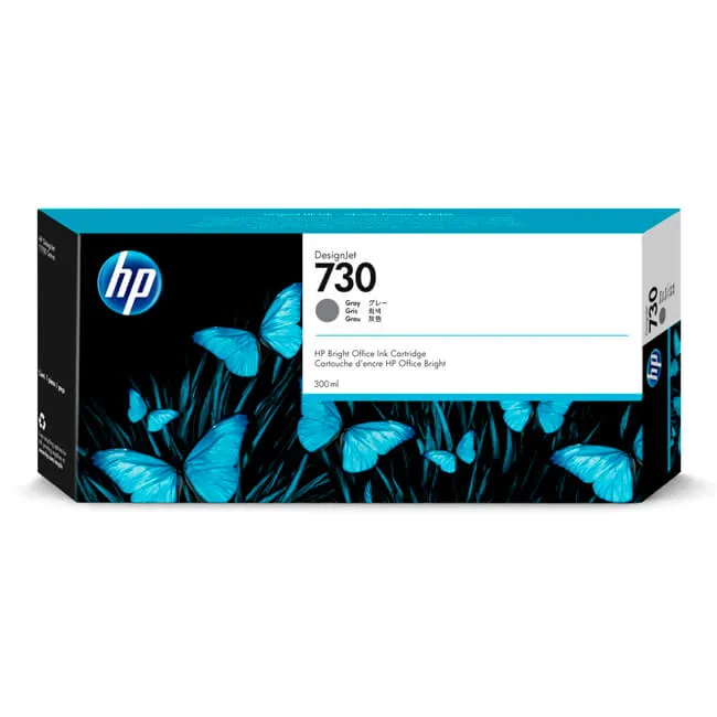 Tinta HP 730 original P2V72A Gray