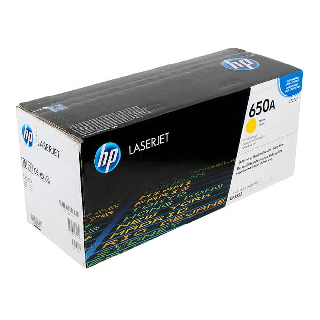 Toner HP 650A yellow CE272A original