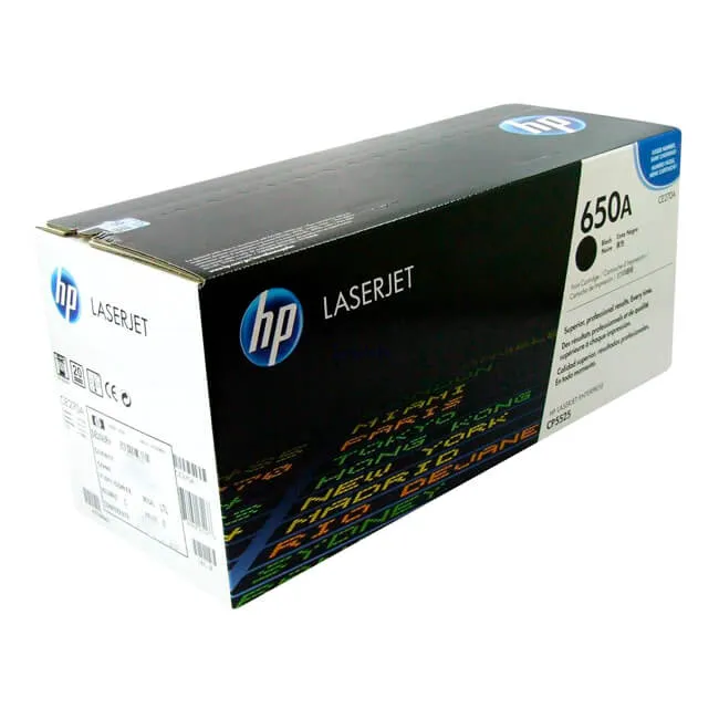 Tóner HP 650A negro CE270A original