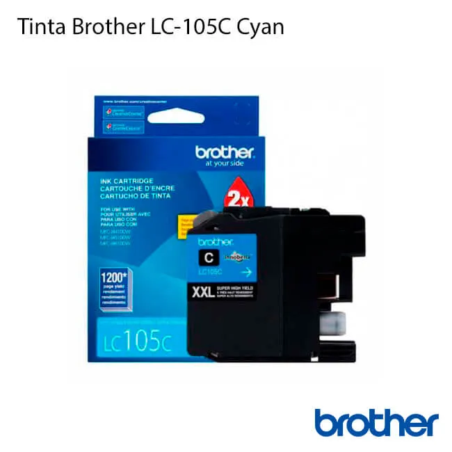 Tinta Brother LC-105C Cyan original