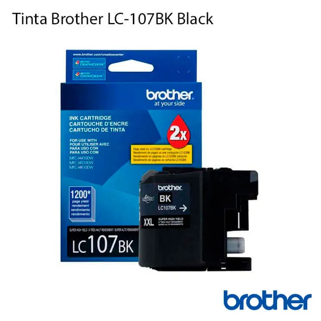 Tinta Brother LC-107BK Black Original