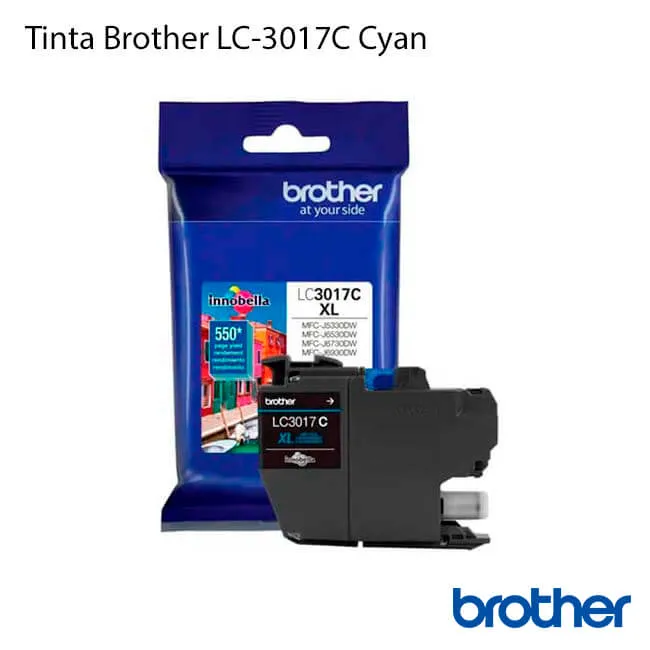 Tinta Brother LC3017C Cyan original
