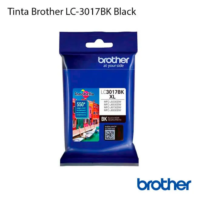 Tinta Brother LC3017BK Black Original