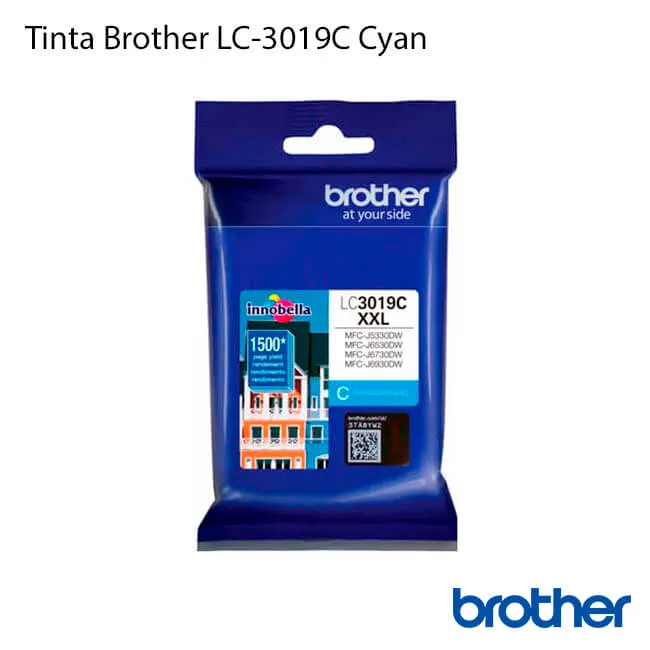 Tinta Brother LC3019c Cyan original