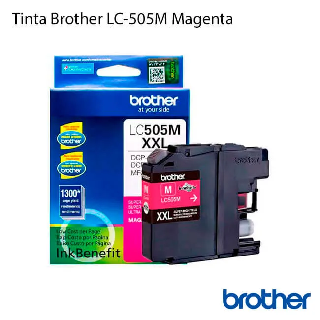 Tinta Brother LC505M Magenta original