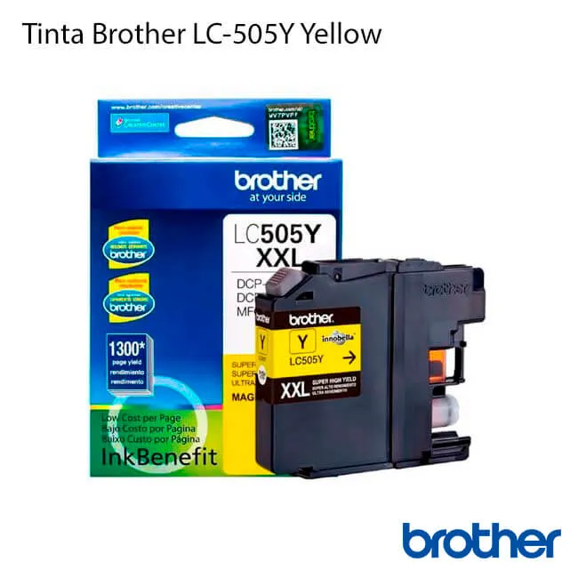 Tinta Brother LC505Y Yellow original