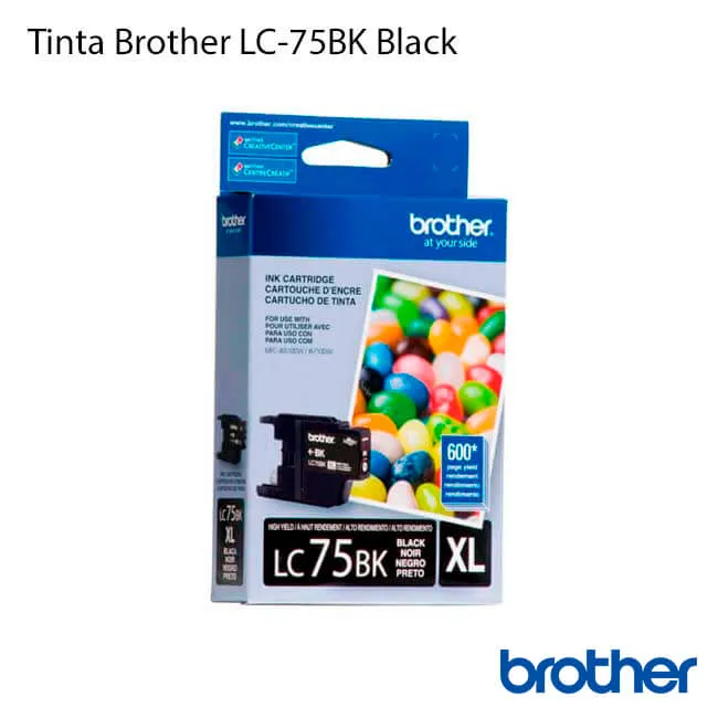 Tinta Brother LC75BK Black original