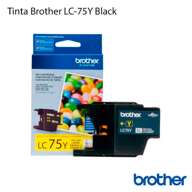 Tinta Brother LC75Y Yellow original