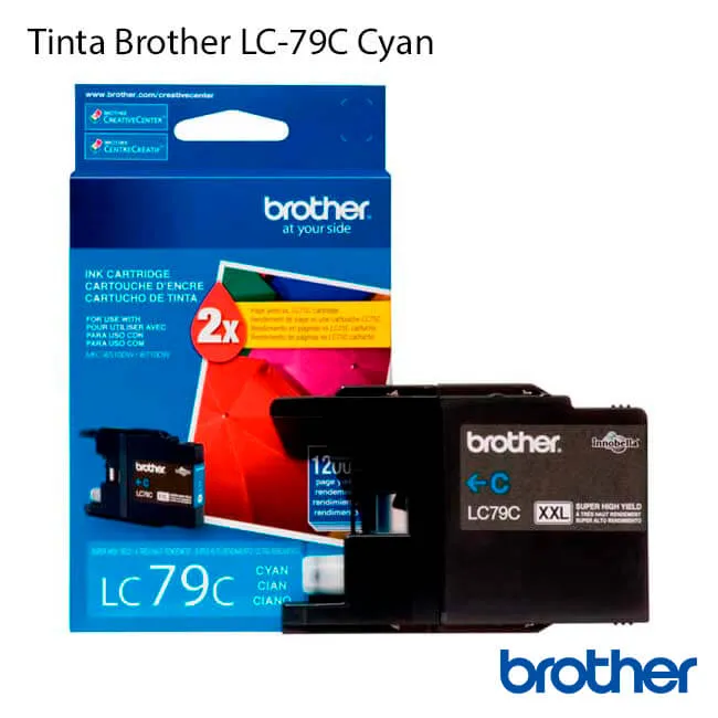 Tinta Brother LC79C Cyan original
