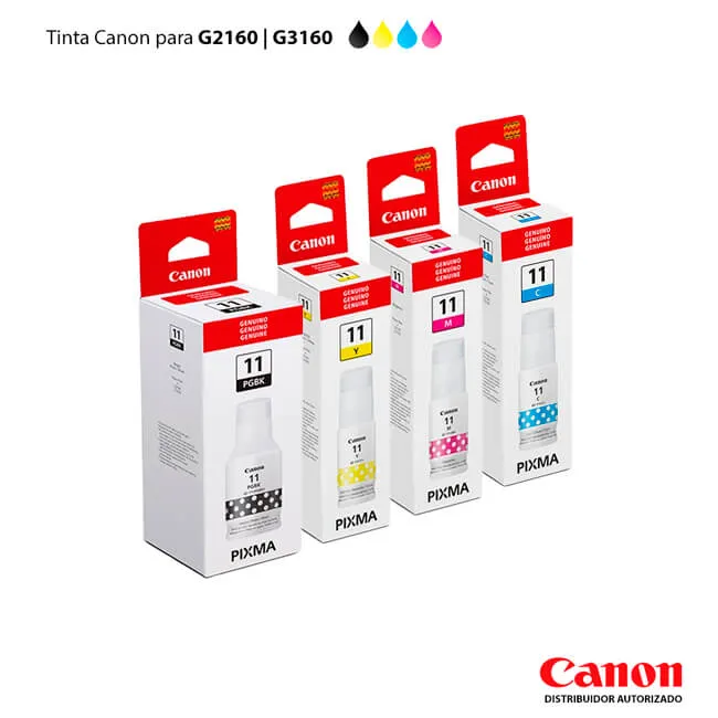 Tinta para Canon G3160 | G2160 Negro y Colores