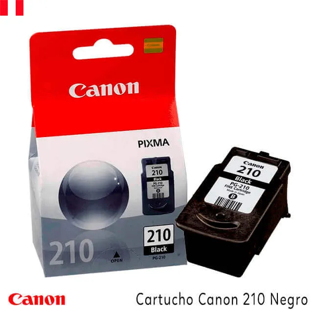 Cartucho Canon 210 Negro 9 mililitros Original