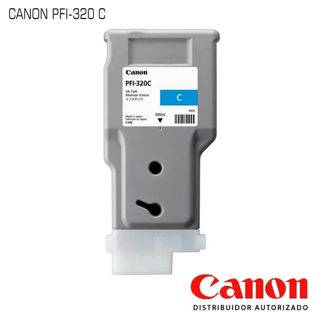 Tanque de Tinta Canon PFI-320C Cyan