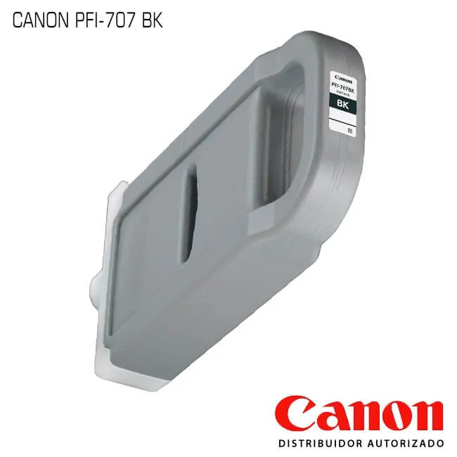 Cartucho de Tinta Canon PFI-707BK Black