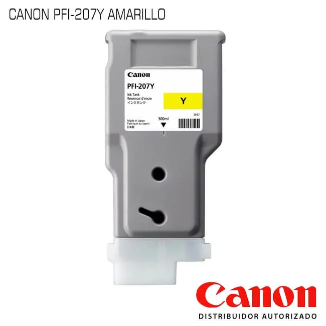 Cartucho de Tinta Canon PFI-207Y Yellow