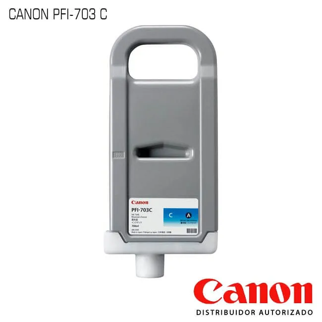 Cartucho de Tinta Canon PFI-703C Cyan