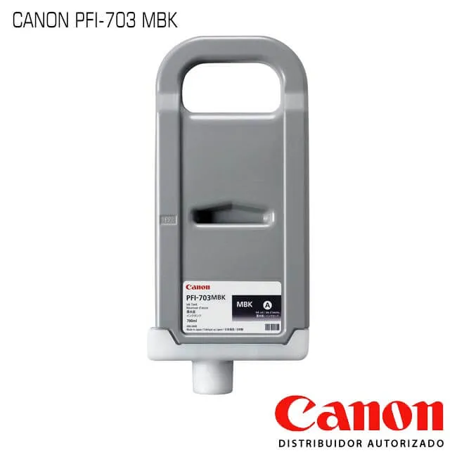 Cartucho de Tinta Canon PFI-703 MBK Matte Black