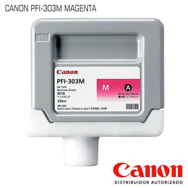 Tinta Canon PFI-303M Magenta Original